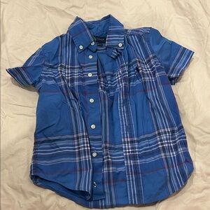 Ralph Lauren Blue Button Down Shirt Casual Cotton